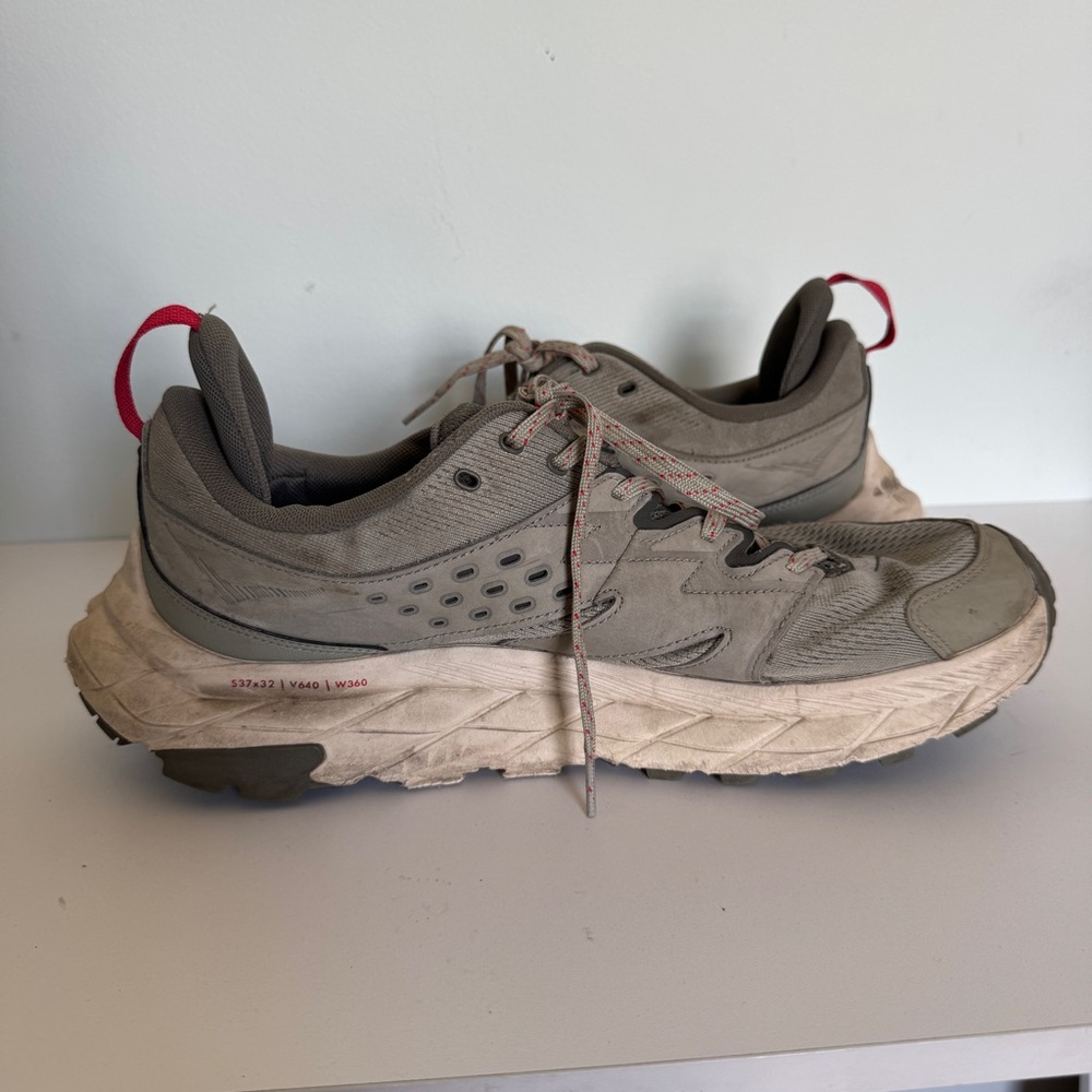 Hoka One One Men's Gray Trail Running Shoes - Picture 6 of 11